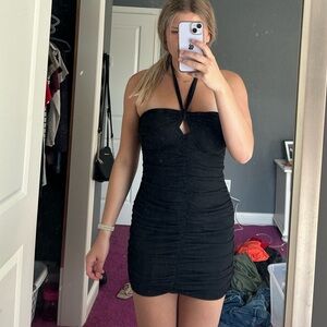 Black Halter Dress